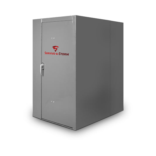 Survive-A-Storm Extreme – Storm Shelter Safe Room - Bullet Proof EF5 Rated Protection 4ft x 6ft x 6.5ft Tall