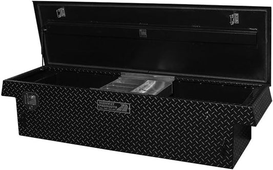 Highway Products Single Lid Crossover Saddle-Style Pickup Truck Toolbox HWP3222-007-BK62S