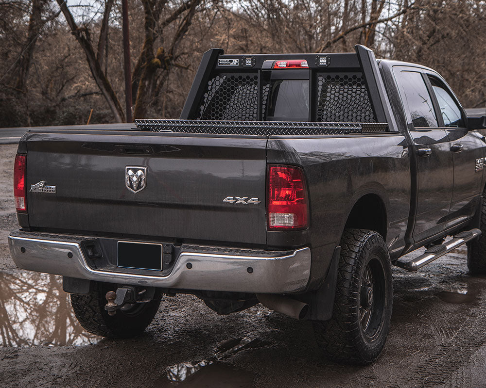 Highway Products Low Profile Crossover Saddle-Style Pickup Truck Toolbox HWP3322-005-BK62S