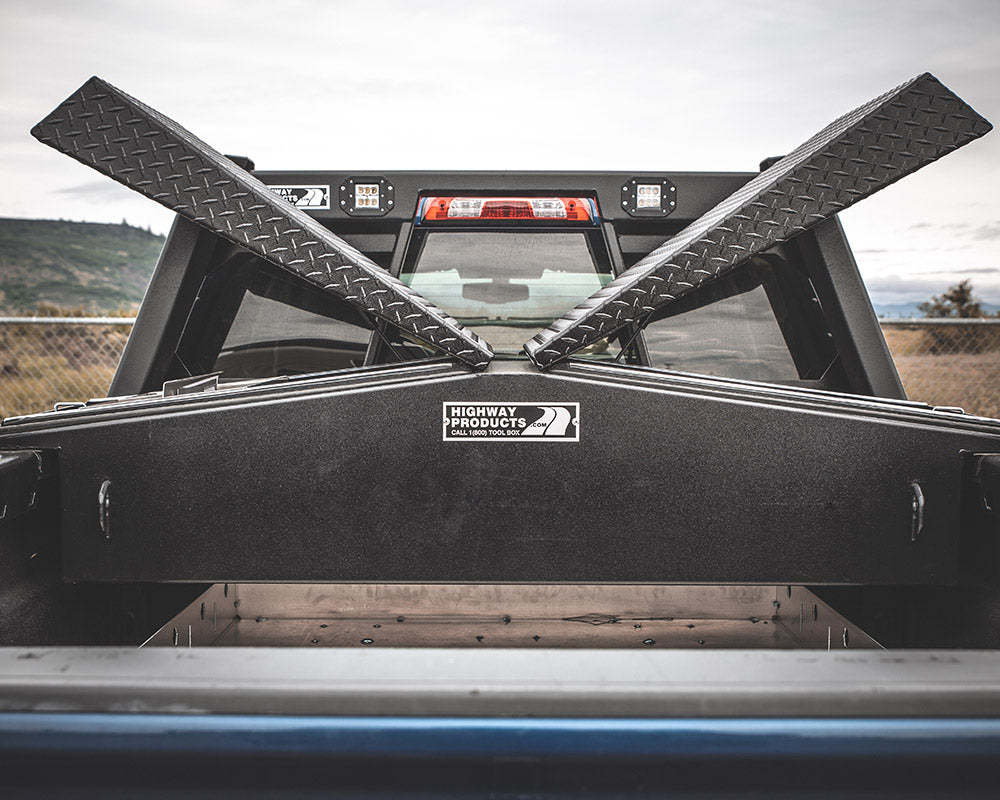 Highway Products Gullwing Crossover Saddle-Style Pickup Truck Toolbox HWP3412-015-BK62