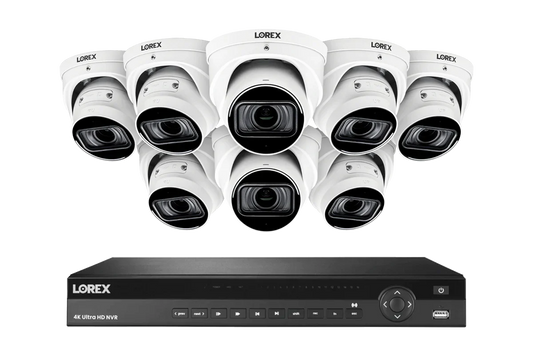 Lorex Elite Series 16-Channel (4TB) 4K IP System with Nocturnal N4 Lite Turret Cameras
