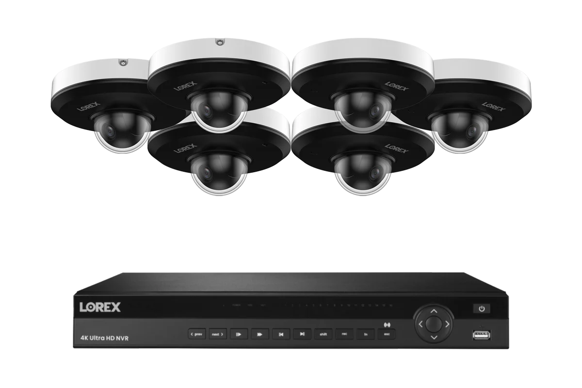 Lorex Elite Series NVR with P2 (4MP) IP Mini PTZ Cameras - 4K 16-Channel 4TB Wired System