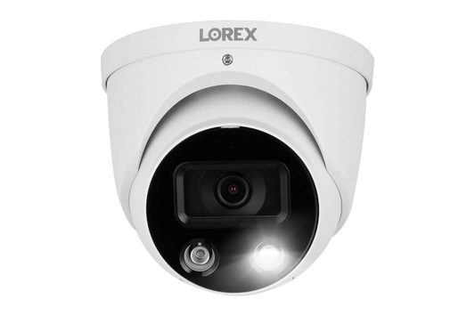 Lorex H13 - 4K IP Wired Dome Security Camera with Smart Deterrence and Smart Motion Detection