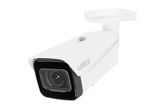 Lorex N4 Lite - 4K (8MP) IP ePOE Wired Bullet Security Camera, Vandal Proof, Motorized Varifocal Lens, Real-Time 30 FPS Recording, 4X Optical Zoom, Advanced Analytics