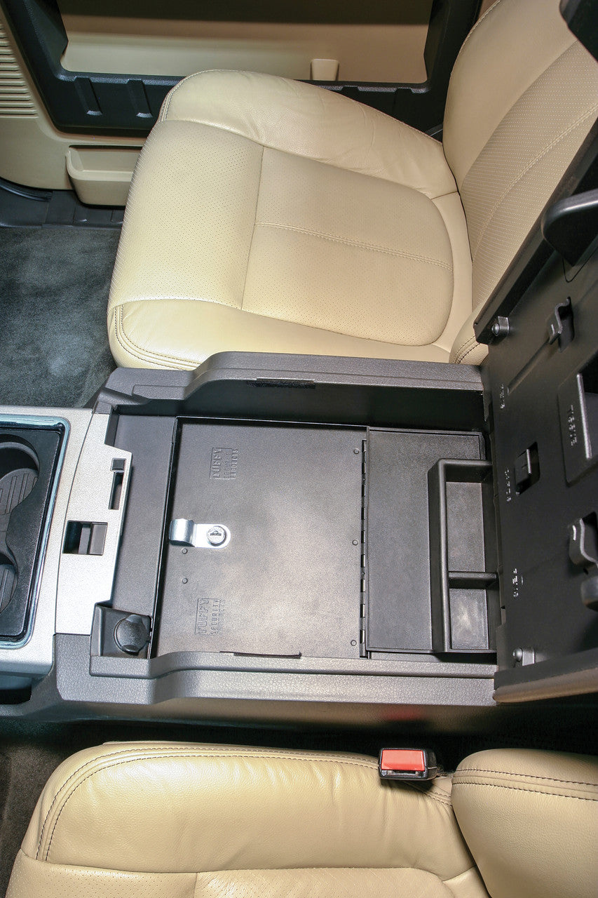 Tuffy Console Safe Ford Super Duty (2011–2016) – Locking Center Console Insert