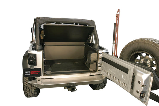 Tuffy Jeep Wrangler JK Deluxe Cargo Enclosure (2011–2018) – Lockable Security Deck System
