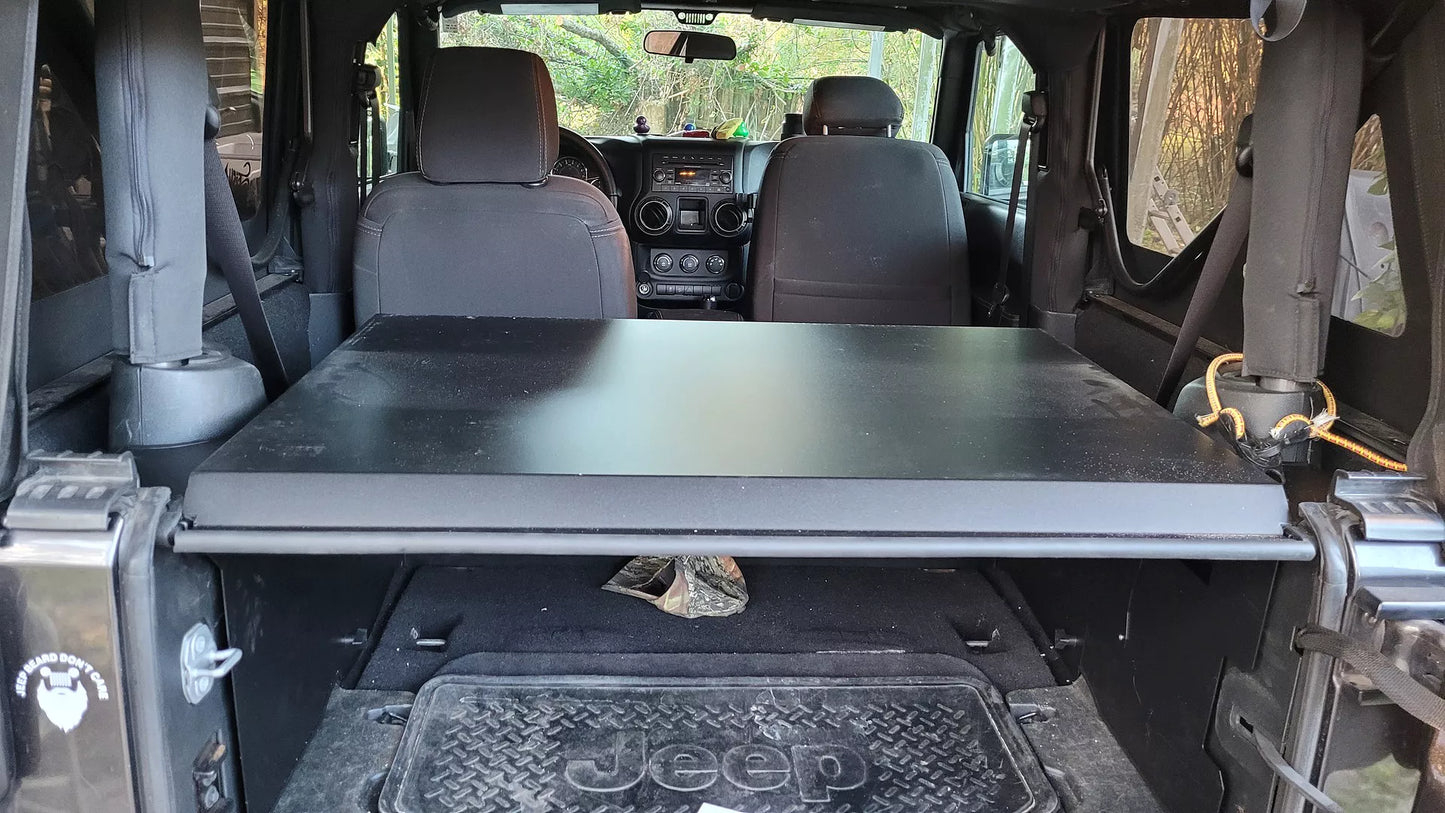 Tuffy Jeep Wrangler JK Deluxe Cargo Enclosure (2011–2018) – Lockable Security Deck System