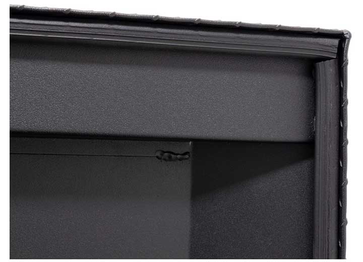 Weather Guard Full DEEP Aluminum Crossover Saddle-Style Pickup Truck Toolbox - Textured Matte Black Powder Coat - WEA123-52-04