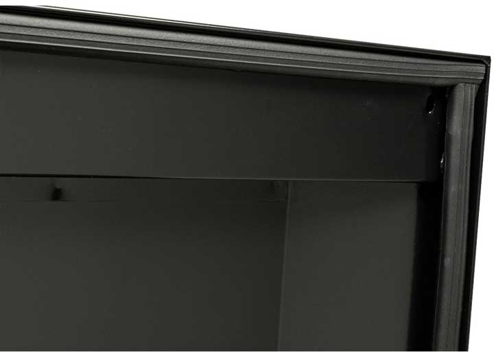 Weather Guard Full STANDARD STEEL Crossover Saddle-Style Pickup Truck Toolbox - Black Gloss Powder Coat - WEA126-5-04
