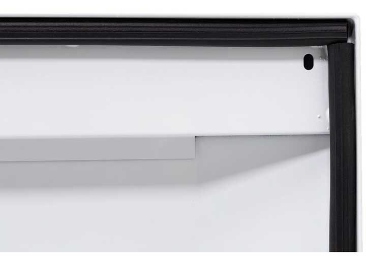 Weather Guard Full DEEP STEEL Crossover Saddle-Style Pickup Truck Toolbox - White Powder Coat - WEA128-3-04
