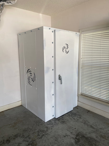 Survive-A-Storm Panelized/Modular - Storm Shelter Safe Room – EF5 Rated Protection 4ft x 4ft x 7ft Tall