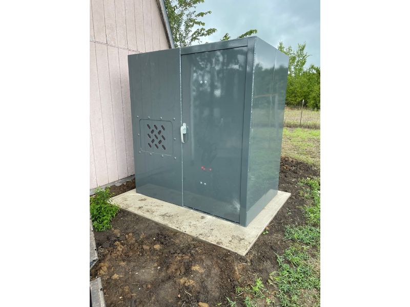 Survive-A-Storm Extreme – Storm Shelter Safe Room - Bullet Proof EF5 Rated Protection 6ft x 4ft x 6.5ft Tall