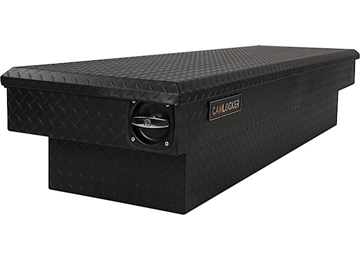 CamLocker Standard Aluminum Crossover Saddle-Style Pickup Truck Toolbox - Matte Black CLKTBCAM-S71-MB