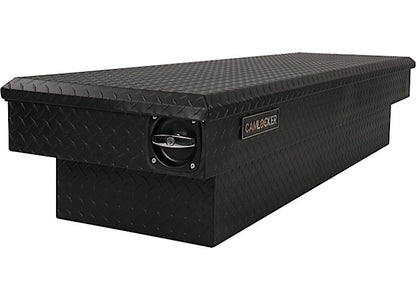 CamLocker Standard Aluminum Crossover Saddle-Style Pickup Truck Toolbox - Matte Black CLKTBCAM-S71-MB