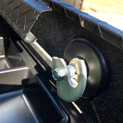 CamLocker Standard Aluminum Crossover Saddle-Style Pickup Truck Toolbox - Matte Black CLKTBCAM-S71-MB