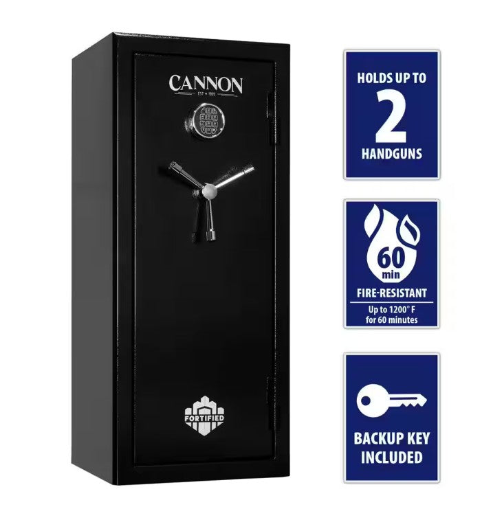 Cannon Fortified 60 Min Fire-Resistant Home Safe CNNFD4720-H1TEC-23-DS