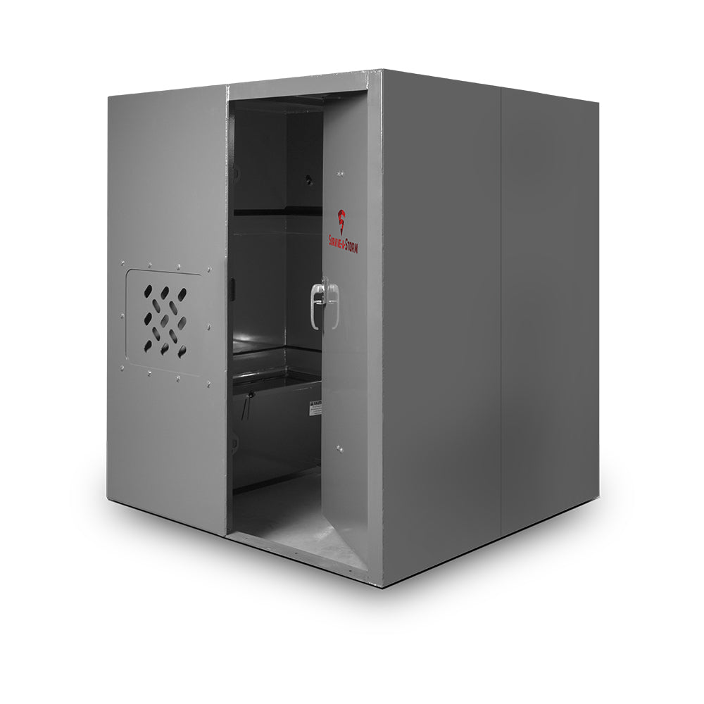 Survive-A-Storm Extreme – Storm Shelter Safe Room - Bullet Proof EF5 Rated Protection 6ft x 6ft x 6.5ft Tall