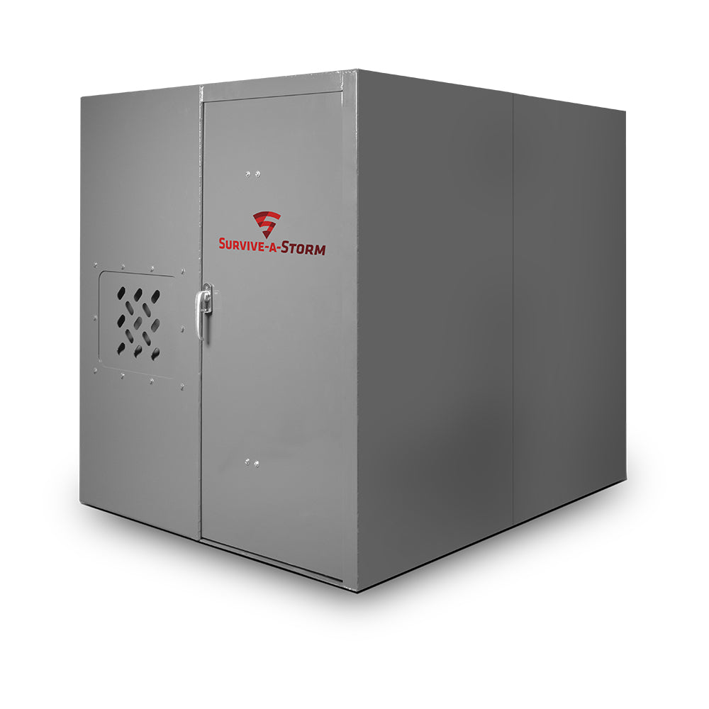 Survive-A-Storm Extreme – Storm Shelter Safe Room - Bullet Proof EF5 Rated Protection 6ft x 8ft x 6.5ft Tall