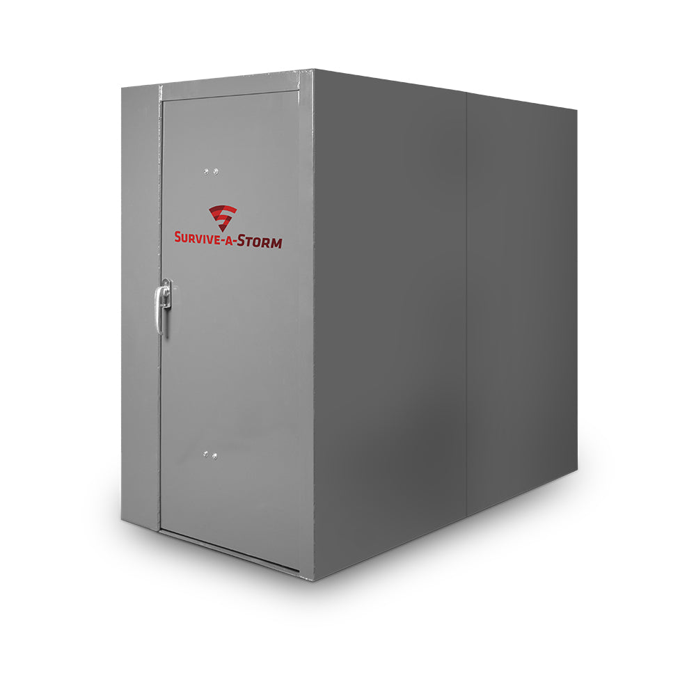 Survive-A-Storm Extreme – Storm Shelter Safe Room - Bullet Proof EF5 Rated Protection 4ft x 8ft x 6.5ft Tall