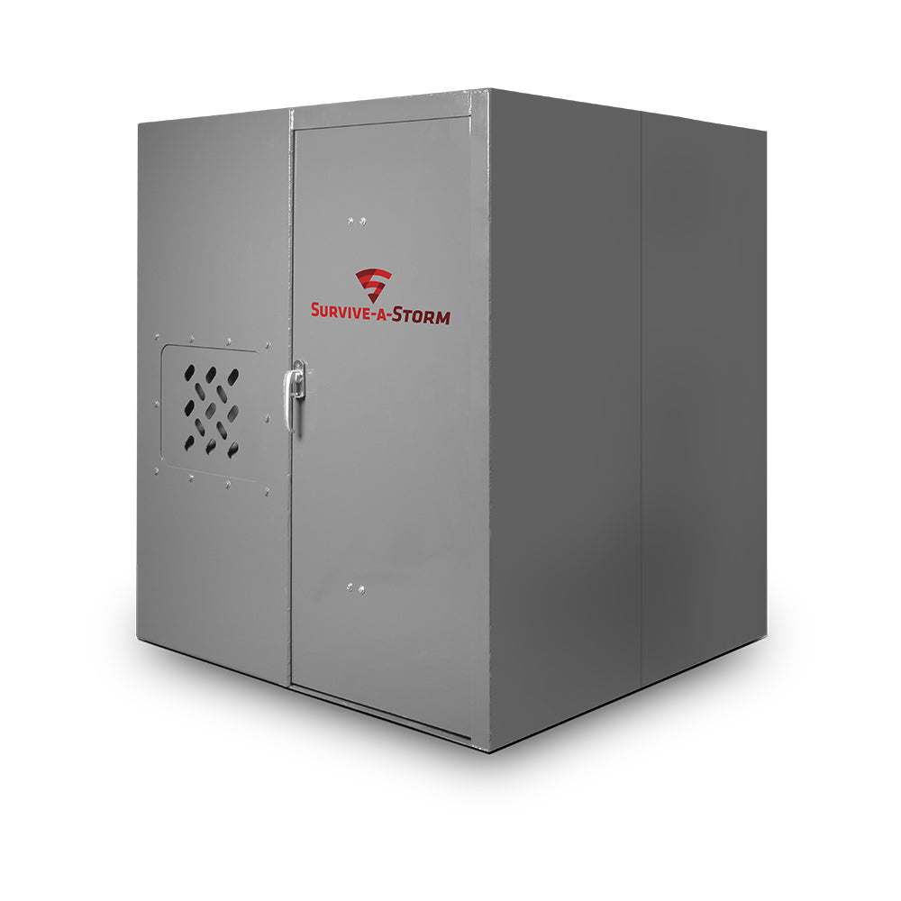 Survive-A-Storm Extreme – Storm Shelter Safe Room - Bullet Proof EF5 Rated Protection 6ft x 6ft x 6.5ft Tall