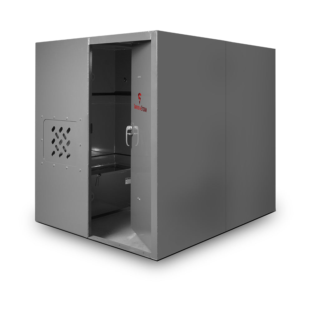 Survive-A-Storm Extreme – Storm Shelter Safe Room - Bullet Proof EF5 Rated Protection 6ft x 8ft x 6.5ft Tall