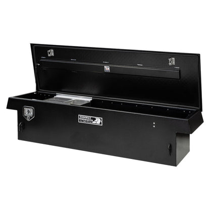 Highway Products Single Lid Crossover Saddle-Style Pickup Truck Toolbox HWP3213-011-BK62