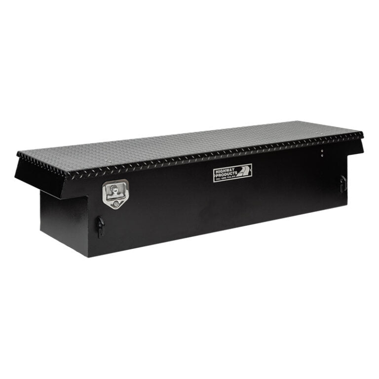 Highway Products Single Lid Crossover Saddle-Style Pickup Truck Toolbox HWP3213-011-BK62
