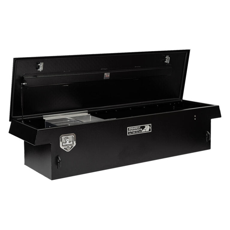 Highway Products Single Lid Crossover Saddle-Style Pickup Truck Toolbox HWP3213-011-BK62