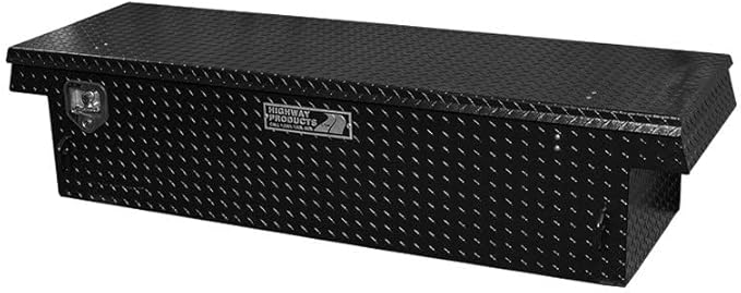 Highway Products Single Lid Crossover Saddle-Style Pickup Truck Toolbox HWP3222-002-BK62