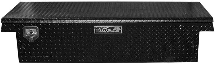 Highway Products Single Lid Crossover Saddle-Style Pickup Truck Toolbox HWP3222-002-BK62