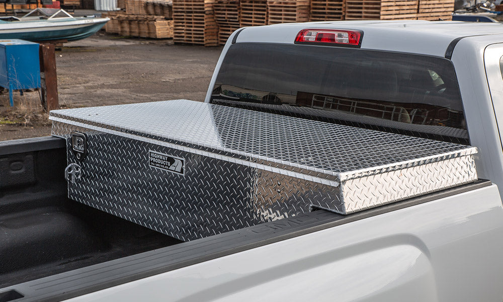 Highway Products Single Lid Crossover Saddle-Style Pickup Truck Toolbox HWP3222-007