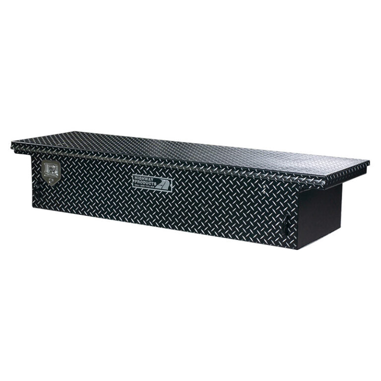 Highway Products Low Profile Crossover Saddle-Style Pickup Truck Toolbox HWP3322-001-BK62S