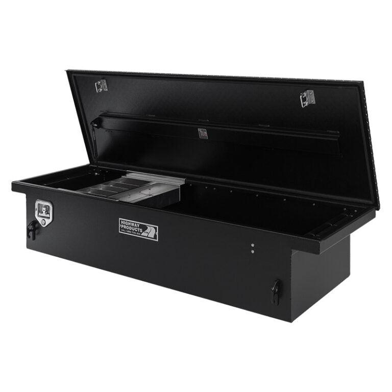Highway Products Low Profile Crossover Saddle-Style Pickup Truck Toolbox HWP3312-001-BK62S