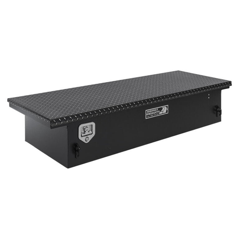 Highway Products Low Profile Crossover Saddle-Style Pickup Truck Toolbox HWP3312-001-BK62S