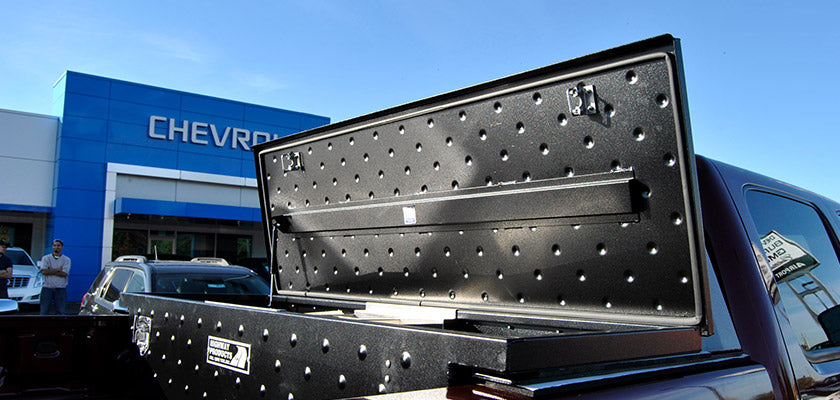 Highway Products Low Profile Crossover Saddle-Style Pickup Truck Toolbox HWP3313-001-BK62