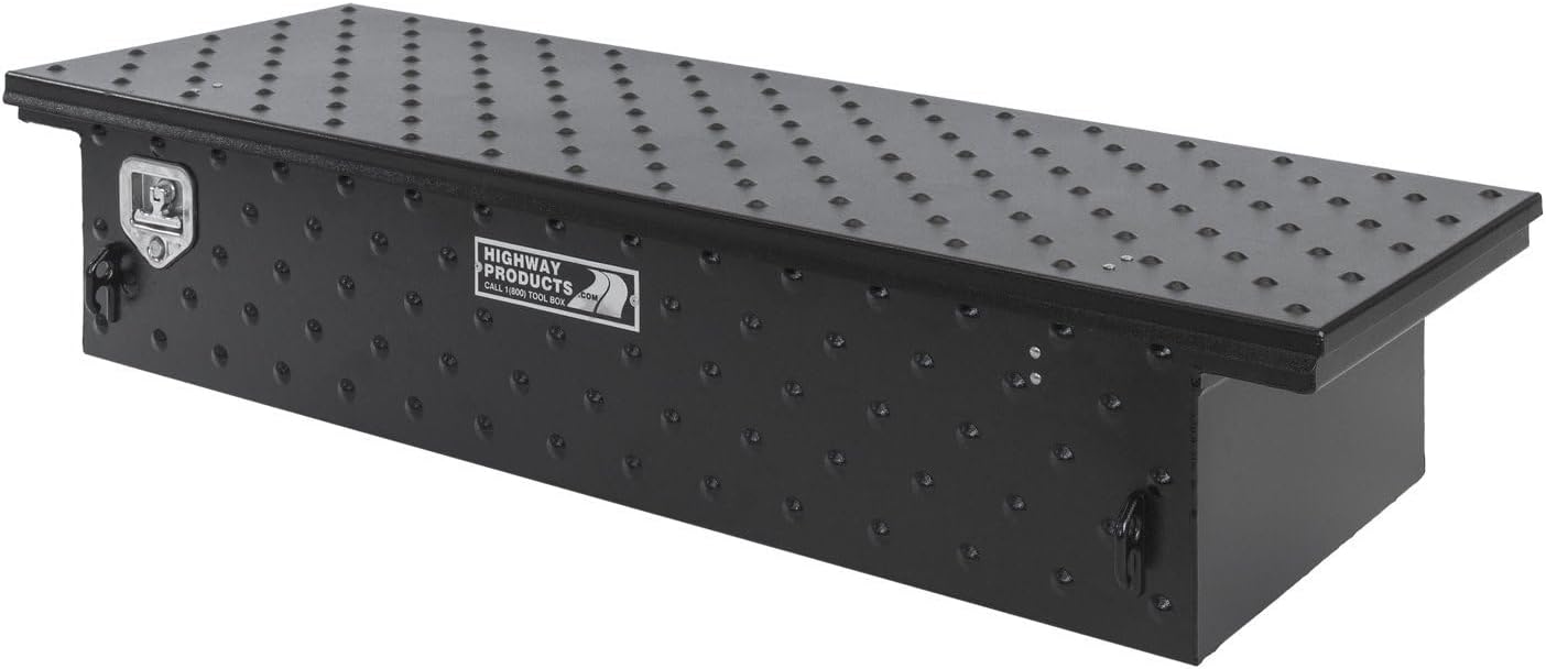 Highway Products Low Profile Crossover Saddle-Style Pickup Truck Toolbox HWP3313-001-BK62