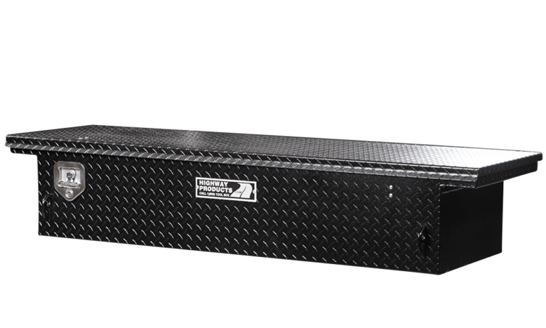 Highway Products Low Profile Crossover Saddle-Style Pickup Truck Toolbox HWP3322-002-BK62