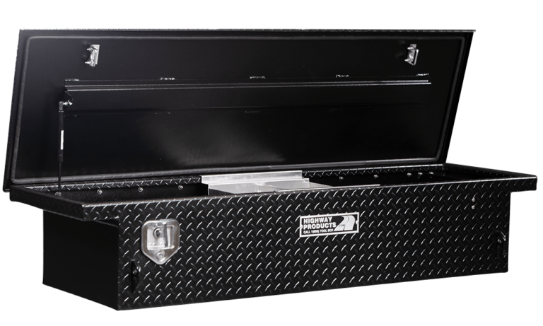 Highway Products Low Profile Crossover Saddle-Style Pickup Truck Toolbox HWP3322-002-BK62