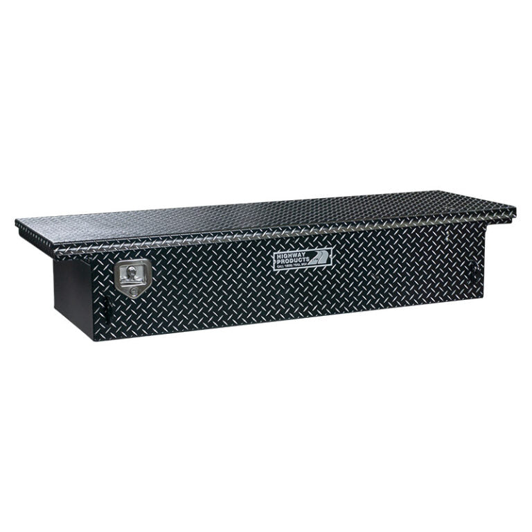 Highway Products Low Profile Crossover Saddle-Style Pickup Truck Toolbox HWP3322-003-BK62S