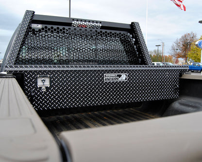 Highway Products Low Profile Crossover Saddle-Style Pickup Truck Toolbox HWP3322-003-BK62S