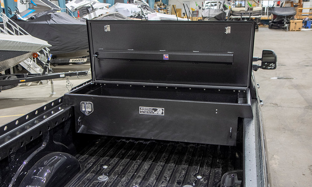 Highway Products Single Lid Crossover Saddle-Style Pickup Truck Toolbox HWP3213-010