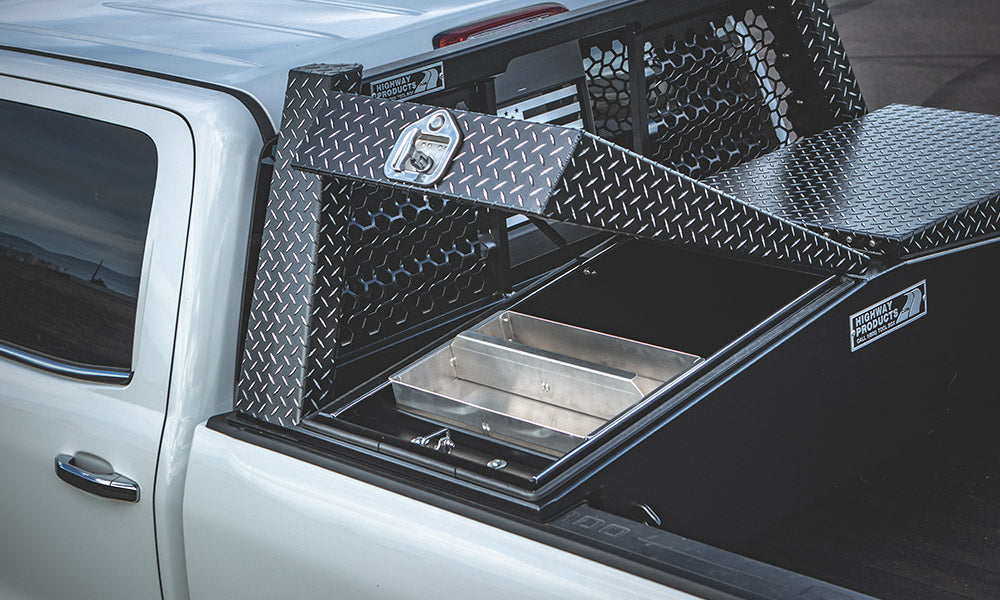 Highway Products Gullwing Crossover Saddle-Style Pickup Truck Toolbox HWP3412-015-BK62S