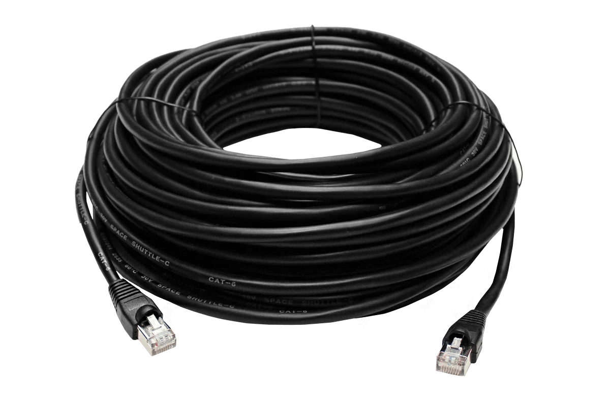 Lorex Cat6 Outdoor Extension Cable, Weather Shielded, cUL CMR Riser Rated, UV Treated, Direct Burial Underground