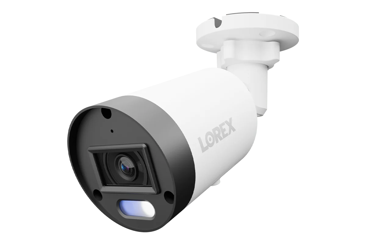 Lorex Connect U-Series U3 2K+ PoE Bullet Camera with Red & Blue Deterrence Lights