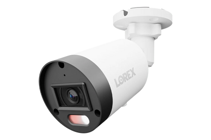 Lorex Connect U-Series U3 4K PoE Bullet Camera with Red & Blue Deterrence Lights