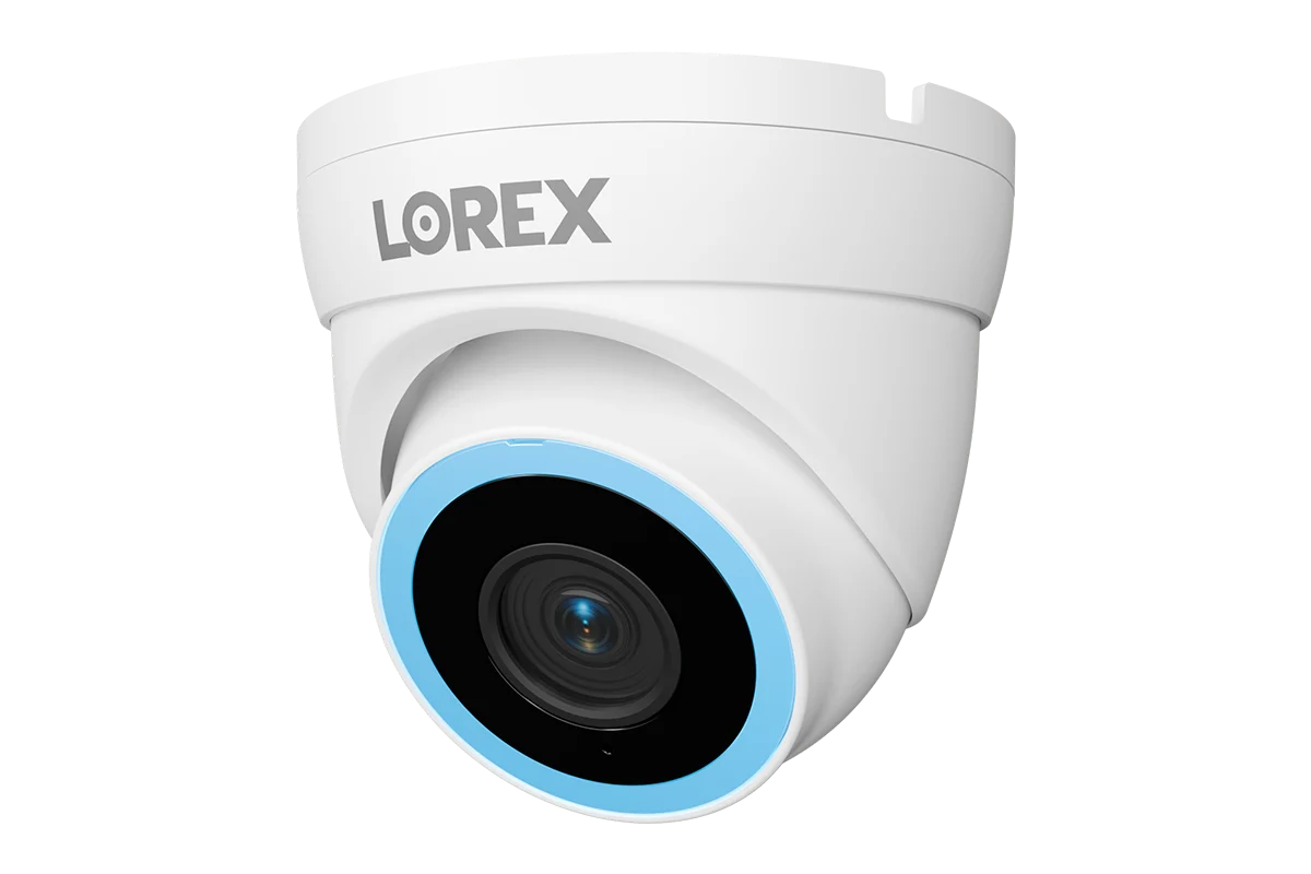 Lorex Connect V-Series V5 4K PoE Turret Cameras with Color Smart Security Lighting