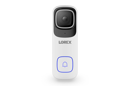 Lorex 4K WIRELESS Video Doorbell (AC-Powered Wi-Fi, 32GB, Cloud-Enabled)