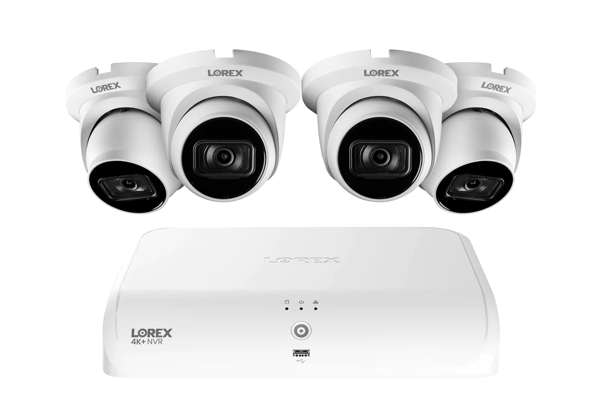 Lorex Fusion Series 4K+ 16 Channel (8 Wired + 8 Fusion Wi-Fi) 2TB Wired System with A14 Wired 4K IP Dome Cameras