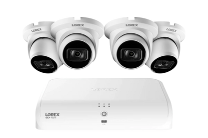 Lorex Fusion Series 4K+ 16 Channel (8 Wired + 8 Fusion Wi-Fi) 2TB Wired System with A14 Wired 4K IP Dome Cameras