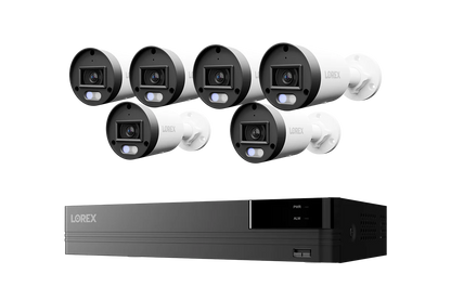 Lorex Connect U Series 4K 8-Channel Wired NVR System with U3 2K+ PoE Bullet Cameras - 2TB